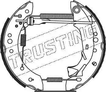 Trusting 5197 - Bremžu loku komplekts autodraugiem.lv