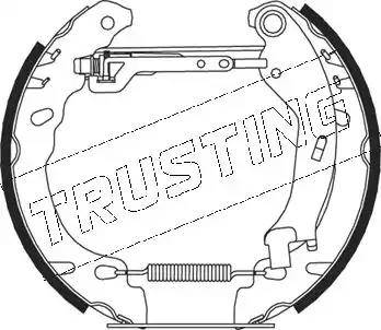 Trusting 5278 - Bremžu loku komplekts autodraugiem.lv