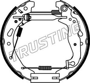 Trusting 6443 - Bremžu loku komplekts autodraugiem.lv