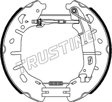 Trusting 6482 - Bremžu loku komplekts autodraugiem.lv