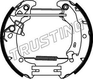 Trusting 6433 - Bremžu loku komplekts autodraugiem.lv