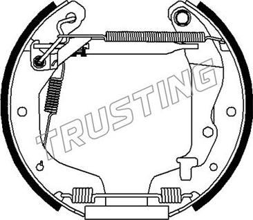 Trusting 6478 - Bremžu loku komplekts autodraugiem.lv