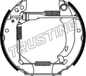 Trusting 6032 - Bremžu loku komplekts autodraugiem.lv