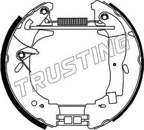 Trusting 6357 - Bremžu loku komplekts autodraugiem.lv