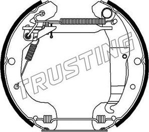 Trusting 6304 - Bremžu loku komplekts autodraugiem.lv