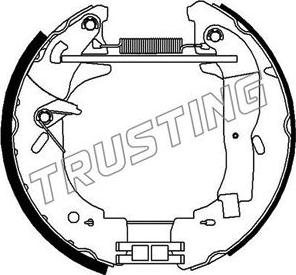 Trusting 6337 - Bremžu loku komplekts autodraugiem.lv
