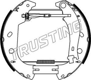 Trusting 6373 - Bremžu loku komplekts autodraugiem.lv