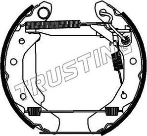 Trusting 6254 - Bremžu loku komplekts autodraugiem.lv