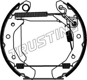 Trusting 6255 - Bremžu loku komplekts autodraugiem.lv