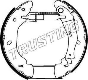 Trusting 6289 - Bremžu loku komplekts autodraugiem.lv