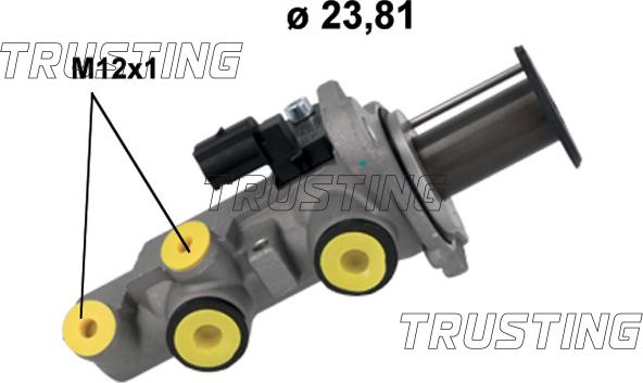 Trusting PF1250 - Galvenais bremžu cilindrs autodraugiem.lv
