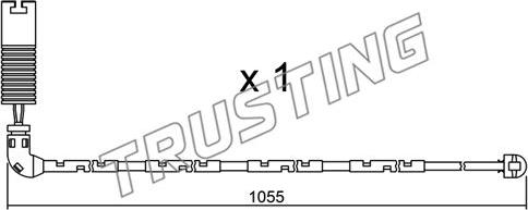 Trusting SU.196 - Indikators, Bremžu uzliku nodilums autodraugiem.lv