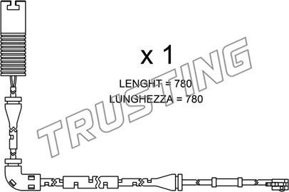 Trusting SU.153 - Indikators, Bremžu uzliku nodilums autodraugiem.lv
