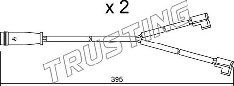 Trusting SU.174K - Indikators, Bremžu uzliku nodilums autodraugiem.lv
