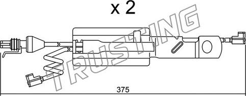 Trusting SU.177K - Indikators, Bremžu uzliku nodilums autodraugiem.lv