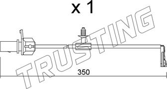 Trusting SU.380 - Indikators, Bremžu uzliku nodilums autodraugiem.lv