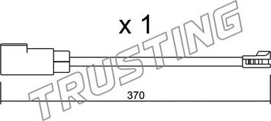 Trusting SU.339 - Indikators, Bremžu uzliku nodilums autodraugiem.lv