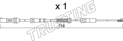 Trusting SU.376 - Indikators, Bremžu uzliku nodilums autodraugiem.lv