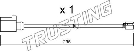 Trusting SU.273 - Indikators, Bremžu uzliku nodilums autodraugiem.lv