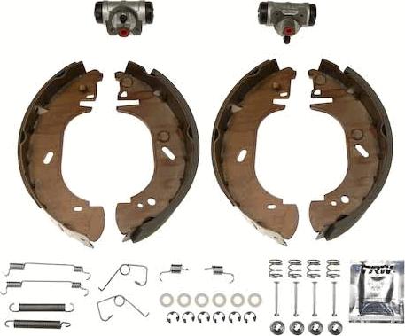 TRW BK1667 - Bremžu loku komplekts autodraugiem.lv