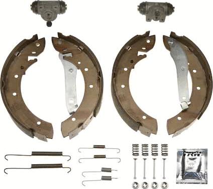 TRW BK1234 - Bremžu loku komplekts autodraugiem.lv