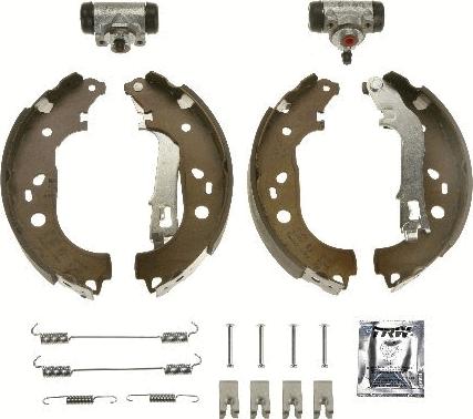 TRW BK1778 - Bremžu loku komplekts autodraugiem.lv