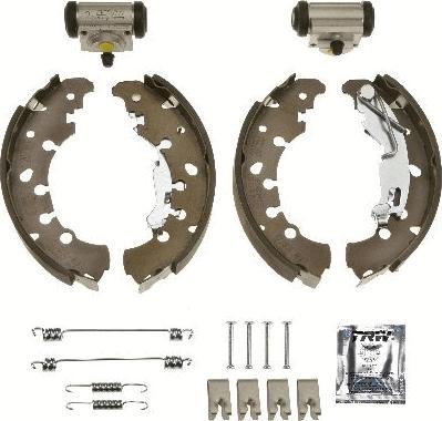 TRW BK1777 - Bremžu loku komplekts autodraugiem.lv