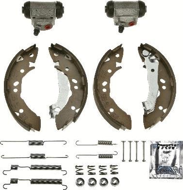 TRW BK2607 - Bremžu loku komplekts autodraugiem.lv