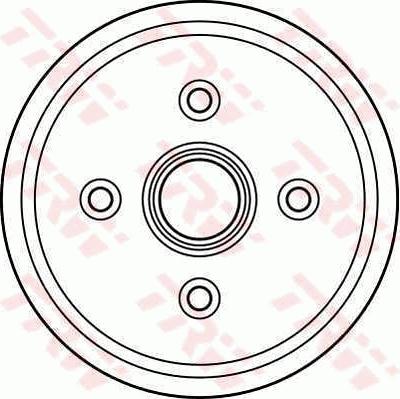 TRW DB4296 - Bremžu trumulis autodraugiem.lv