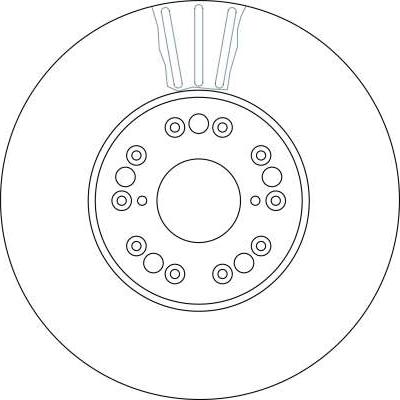 TRW DF4182 - Bremžu diski autodraugiem.lv