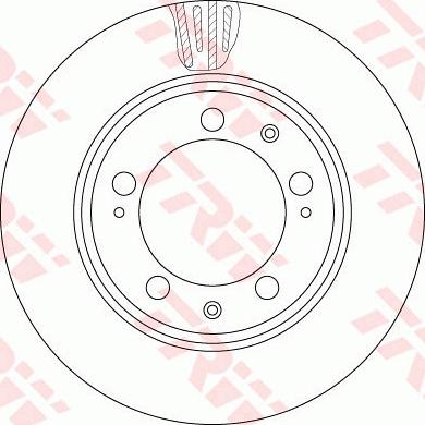TRW DF6484S - Bremžu diski autodraugiem.lv
