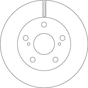 Pilenga V1652 - Bremžu diski autodraugiem.lv