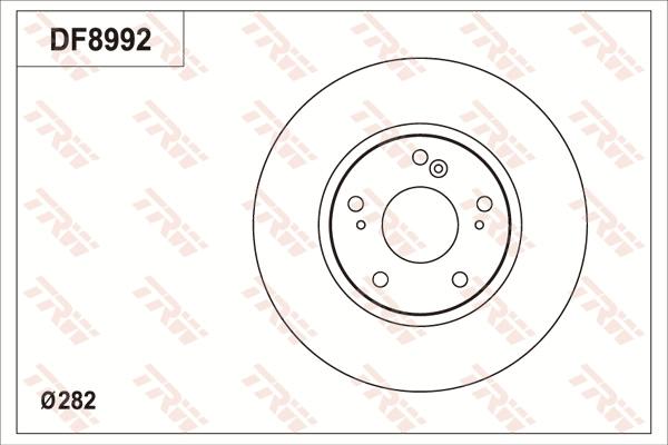 TRW DF8992 - Bremžu diski autodraugiem.lv