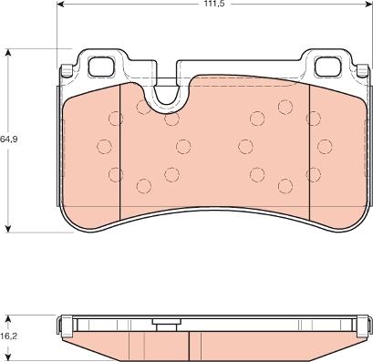 Japanparts PP-0506MK - Bremžu uzliku kompl., Disku bremzes autodraugiem.lv