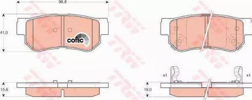 Alpha Brakes HKT-HY-508 - Bremžu uzliku kompl., Disku bremzes autodraugiem.lv