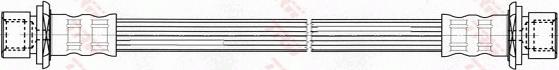 TRW PHA432 - Bremžu šļūtene autodraugiem.lv