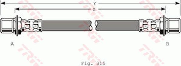 TRW PHA179 - Bremžu šļūtene autodraugiem.lv