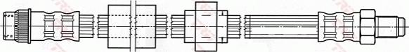 TRW PHB483 - Bremžu šļūtene autodraugiem.lv