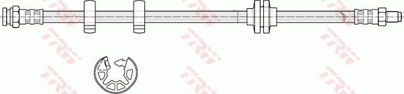 TRW PHB627 - Bremžu šļūtene autodraugiem.lv