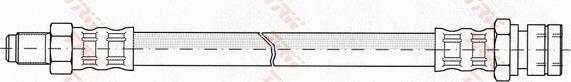 TRW PHB123 - Bremžu šļūtene autodraugiem.lv