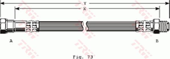 TRW PHB314 - Bremžu šļūtene autodraugiem.lv