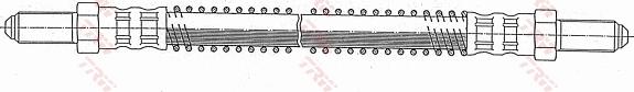 TRW PHC201 - Bremžu šļūtene autodraugiem.lv