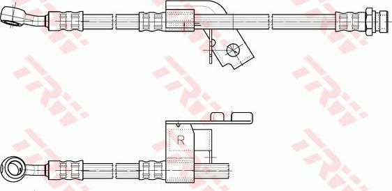 TRW PHD957 - Bremžu šļūtene autodraugiem.lv