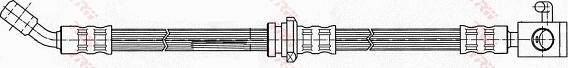 TRW PHD969 - Bremžu šļūtene autodraugiem.lv