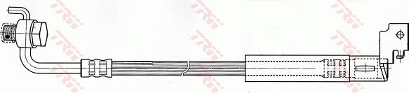 TRW PHD495 - Bremžu šļūtene autodraugiem.lv