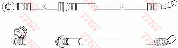 TRW PHD431 - Bremžu šļūtene autodraugiem.lv