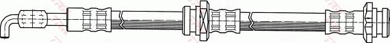 TRW PHD289 - Bremžu šļūtene autodraugiem.lv