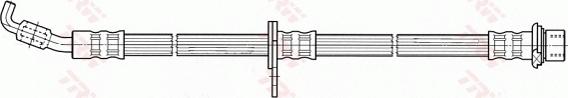 TRW PHD7055 - Bremžu šļūtene autodraugiem.lv