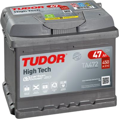Tudor TA472 - Startera akumulatoru baterija autodraugiem.lv