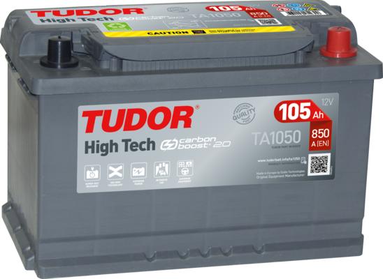Tudor TA1050 - Startera akumulatoru baterija autodraugiem.lv